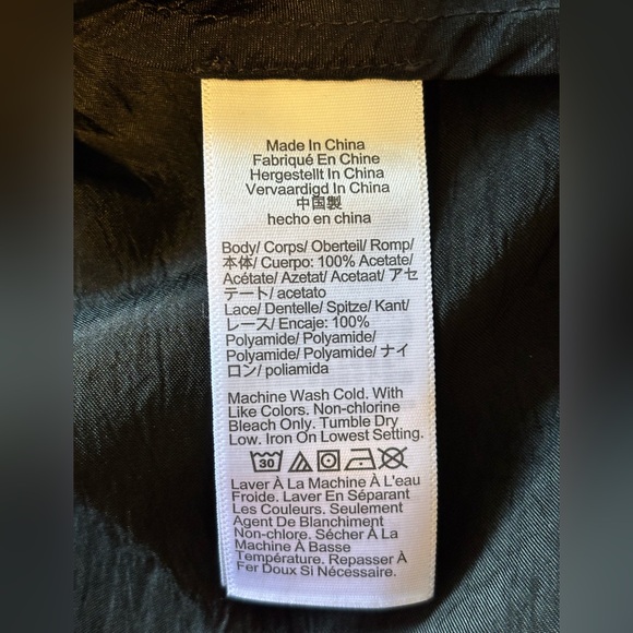 NWT J. Crew Gwen Black Satin Lace Slip Skirt - Women’s Small - Picture 5 of 10